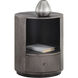 Siena 23 X 19 inch Gunmetal Night Stand